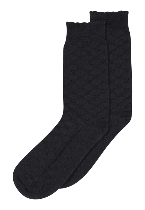 MP DENMARK GRACE SOCKS SVART